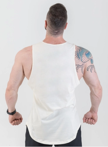 Produto Regata Crown Tank Poster Off White