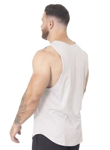 Regata Crown Tank Viciado no Pump Cinza Regata Crown Tank Viciado no Pump Cinza