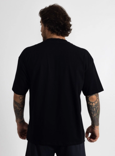 Camiseta Oversized Punk Preta Produto Camiseta Oversized Punk Preta