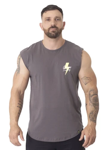 Produto Regata Japonesa Grafite Raio Crown Training
