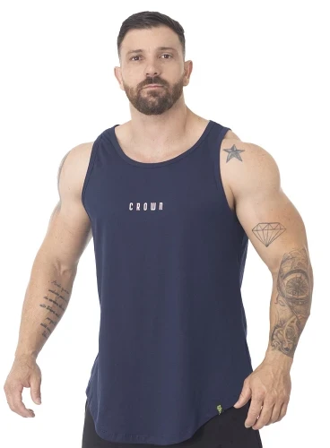 Regata Crown Training Long Trust  Azul Marinho 