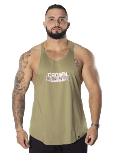 Regata Cavada Crown Training Die Strong Musgo