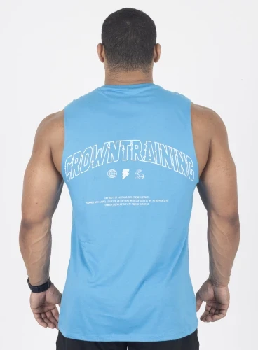 Produto Regata Crown New Tank Conquest Azul 