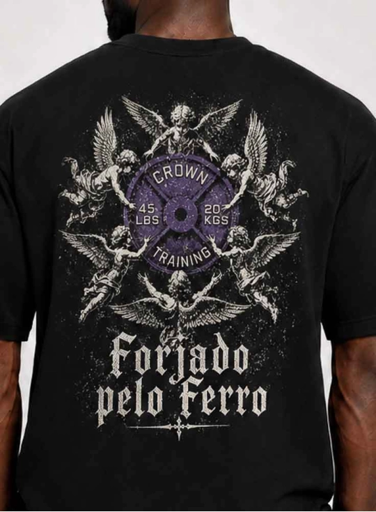 Produto Camiseta Oversized Forjado Preta