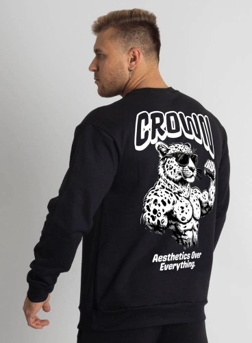 Moletom Crown Pardomorph Preto