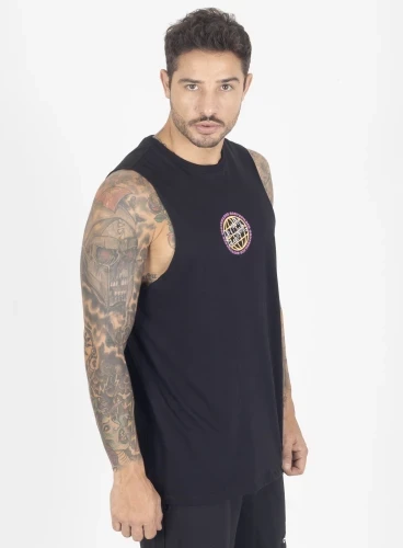 Produto Regata Crown New Tank Globe Preto 