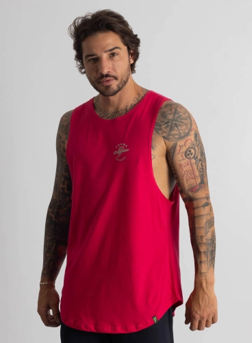 Regata Crown Tank Bodybuilder Rosa