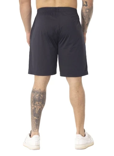 Produto Bermuda Masculina Preta Poliamida Tradicional Crown Training