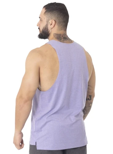 Produto Regata Crown Corte Laser Bodybuilder Lilás 