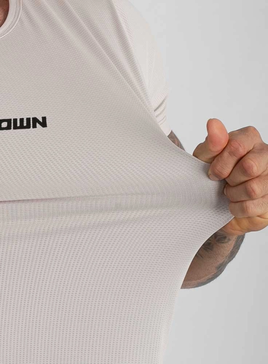 Camiseta Crown Polytech Creme Produto Camiseta Crown Polytech Creme