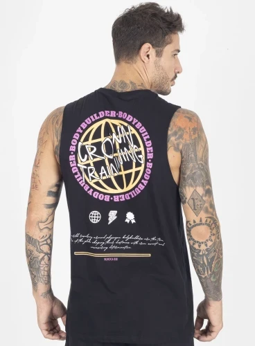 Produto Regata Crown New Tank Globe Preto 