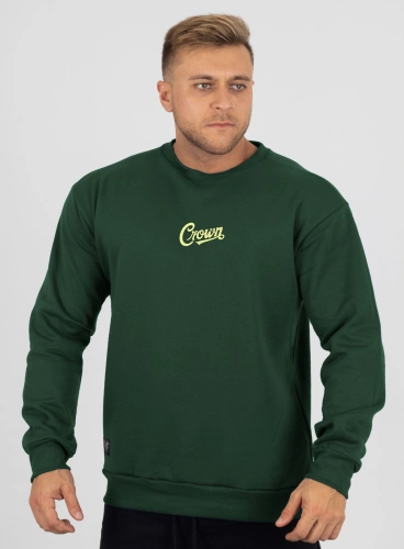 Moletom Crown OldStyle Verde Escuro