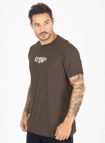 Camiseta Crown Training Bubble Marrom Produto Camiseta Crown Training Bubble Marrom
