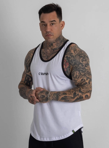 Regata Crown Tradicional Bordada Origin Branca