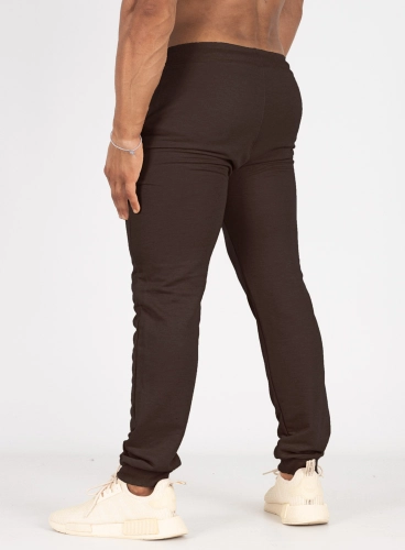 Calça Crown Training Moletom Raio Marrom