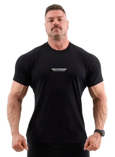 Camiseta Crown Training Die Strong Preta