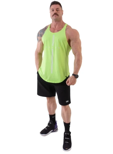 Produto Regata Cavada Crown Tribal Verde Neon