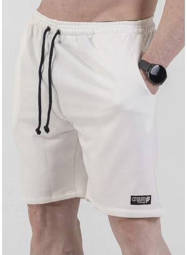 Bermuda Crown Moletom Tradicional Off white Produto Bermuda Crown Moletom Tradicional Off white