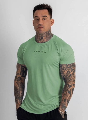 Produto Camiseta Crown Dry Fit Confort Neutral Verde Claro