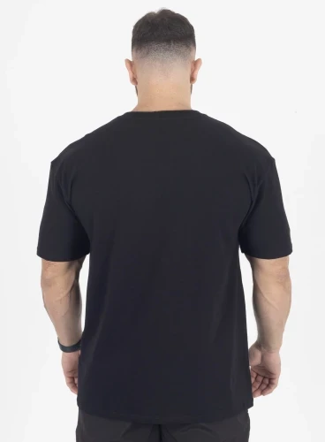 Camiseta Oversized Preta Bubble Crown Training Produto Camiseta Oversized Preta Bubble Crown Training
