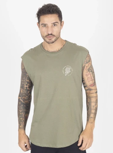 Produto Regata Crown Japonesa World Verde Militar 