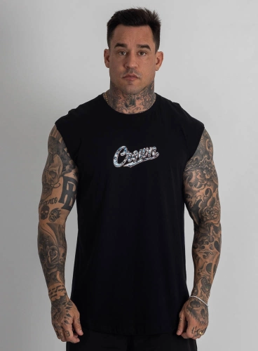 Regata Crown Japonesa Tactic Preta Produto Regata Crown Japonesa Tactic Preta