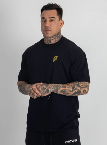 Camiseta Oversized Warlift Sparta Preta
