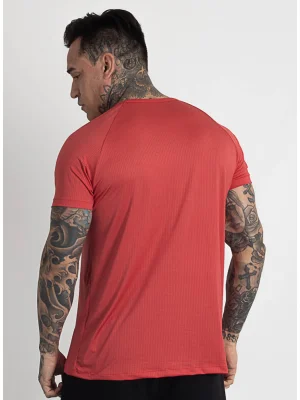 Camiseta Crown Dry Fit ice Classic Vermelho Claro Produto Camiseta Crown Dry Fit ice Classic Vermelho Claro