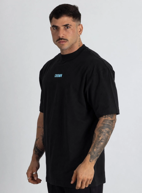 Camiseta Oversized Nasci Preto Produto Camiseta Oversized Nasci Preto