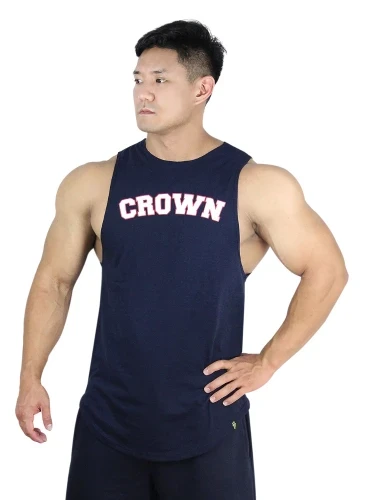 Regata Crown Tank Old School Marinho