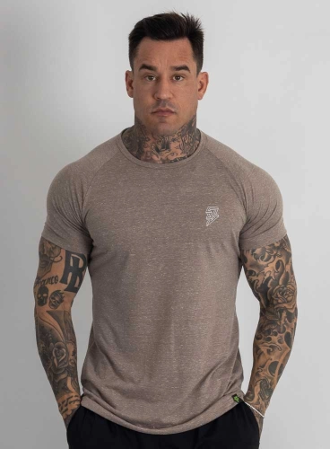 Camiseta Crown Training Classic Mescla Marrom