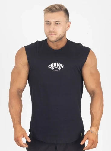 Regata Crown Japonesa Dumbbell Preto Produto Regata Crown Japonesa Dumbbell Preto