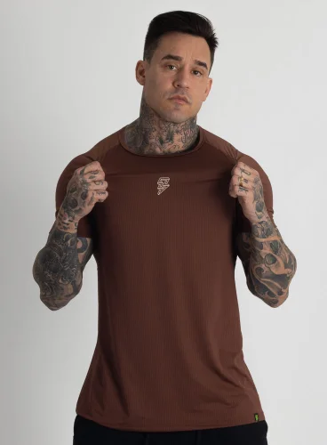Produto Camiseta Crown Dry Fit ice Logo Marrom