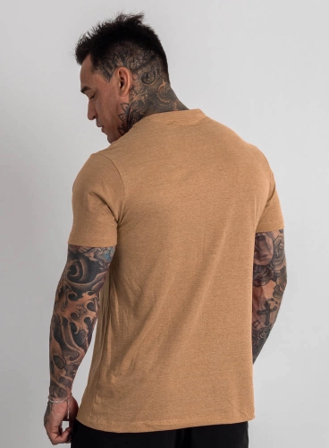 Produto Camiseta Crown Training Minimalist Mescla Caramelo