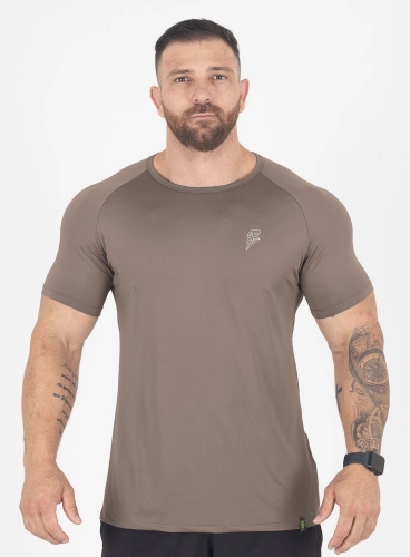 Produto Camiseta Crown Dry Fit Marrom Taupê