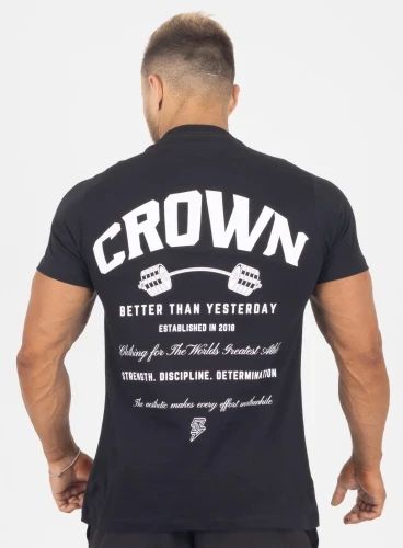 Camiseta Crown Training Dumbbell  Preto 