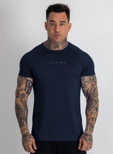 Camiseta Crown Dry Fit Confort Neutral Azul Marinho