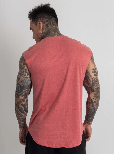 Produto Regata Crown Japonesa Base Mescla Vermelho