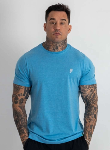 Camiseta Crown Training Minimalist Mescla Azul