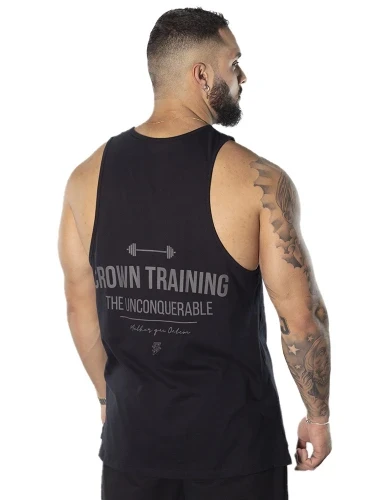 Regata Delt Crown Training Black Produto Regata Delt Crown Training Black