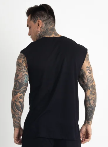 Produto Regata Crown Japonesa Reta Ascend Preta