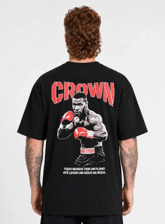Camiseta Oversized Mike Preta Produto Camiseta Oversized Mike Preta