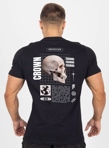 Camiseta Crown Training BoneRage Preta Produto Camiseta Crown Training BoneRage Preta