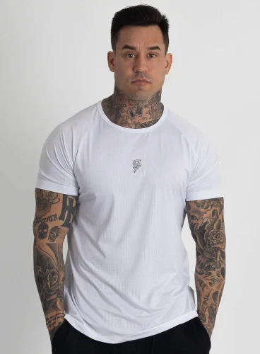 Camiseta Crown Dry Fit ice Logo Branca Produto Camiseta Crown Dry Fit ice Logo Branca