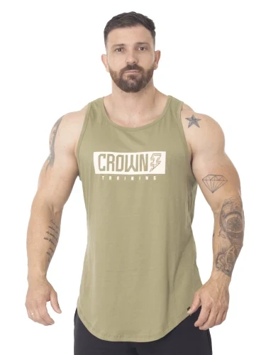 Regata Crown Training Long Verde MIlitar