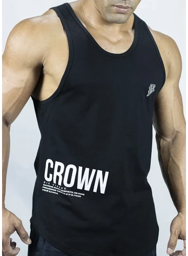 Regata Crown Training Trad Black Produto Regata Crown Training Trad Black