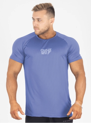 Camiseta Crown Dry Fit ice Raio Azul Claro Produto Camiseta Crown Dry Fit ice Raio Azul Claro