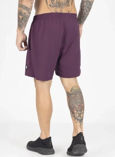 Bermuda Masculina Roxa Poliamida Curta Crown Training Produto Bermuda Masculina Roxa Poliamida Curta Crown Training