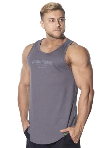 Regata Crown Training Viciado no Pump Cinza Produto Regata Crown Training Viciado no Pump Cinza