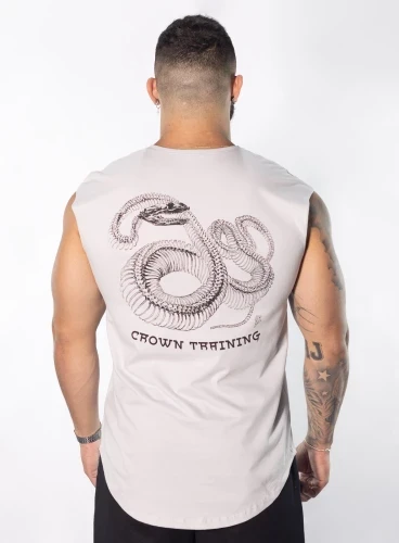 Produto Regata Japonesa Cinza Cobra Crown Training